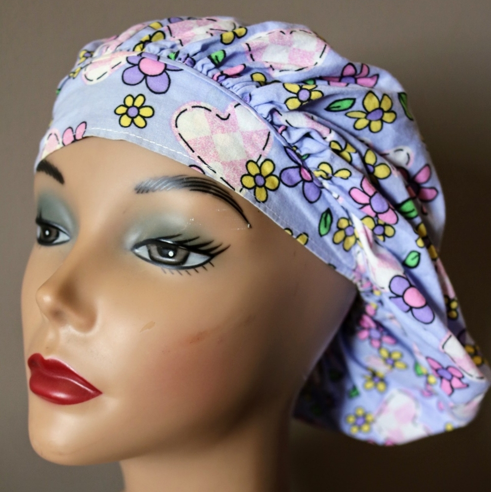 Fresh Lavender Bouffant Scrub Hat